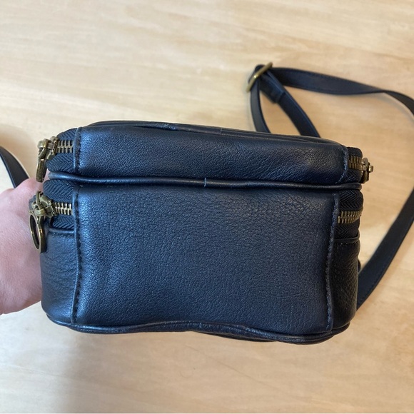 Minooy Black Leather “Naya” Crossbody Bag - Picture 11 of 15